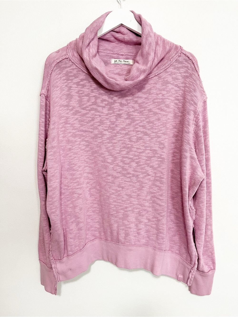 BOGO! Free People We the Free Timmy Turtleneck Pullover in Candy Lilac Small - Picture 5 of 11
